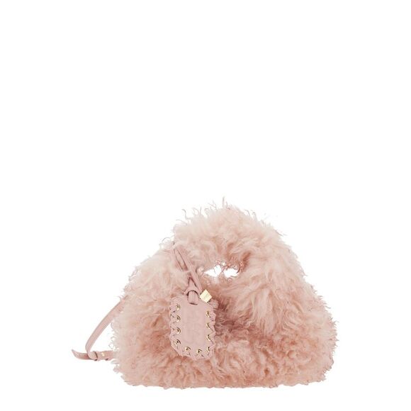 Ganni Women Hobo Mini Fur - Picture 1 of 6